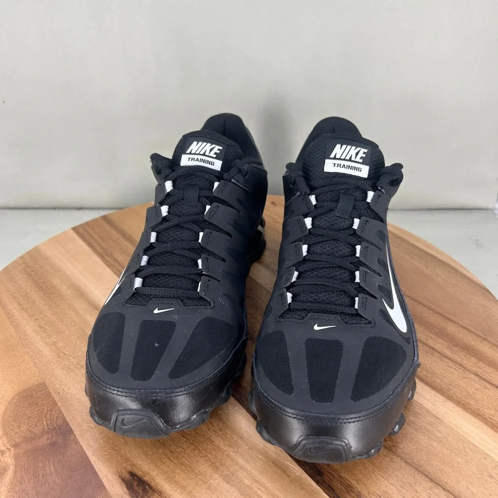 Nike Reax 8 TR Mens Training Shoes Black White 621716-033 Size 11